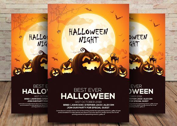 halloween flyer by business templates on creativemarket templates