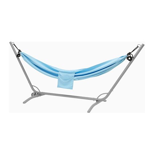 Ikea gÃ
rà / risÃ, hängematte mit gestell, grau/hellblau, , durch ... Solvogn ikea