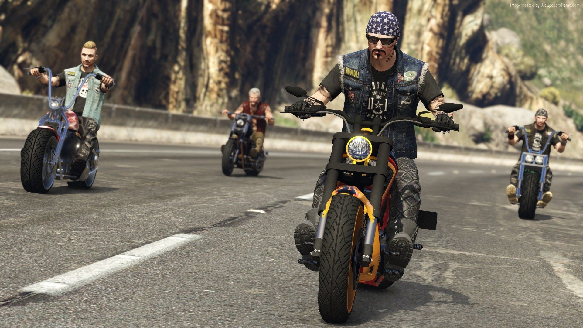 Gta Online Bikers Wallpaper Games Gta Online Grand Theft Auto Gta