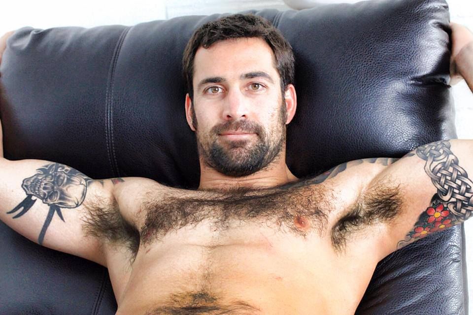 Hairy solo lingerie handsome