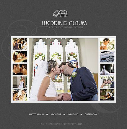 wedding album templates
