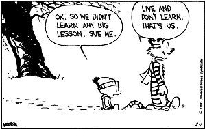 Live and don't learn, that's us. Got Married, Getting Married, O Daddy, Calvin And Hobbes Comics, Paid Sick Leave, Keep Me Safe, Herd Immunity, Sick Kids, Personal Website