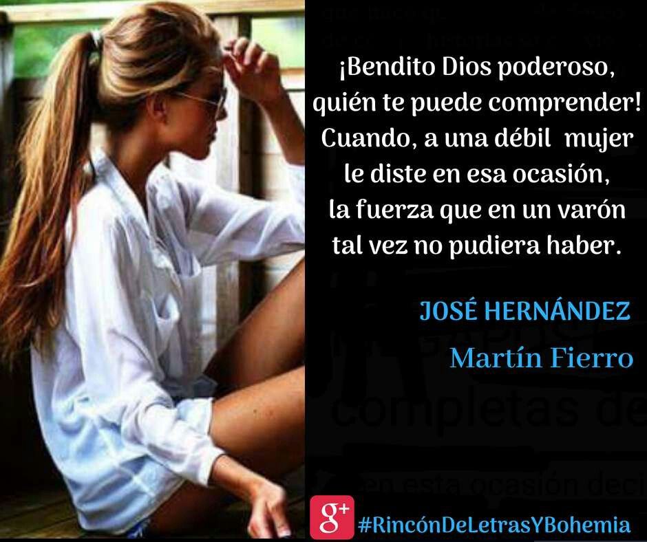 Frase Martín Fierro Poesía Gauchesca Frases Citas Literarias Poesía