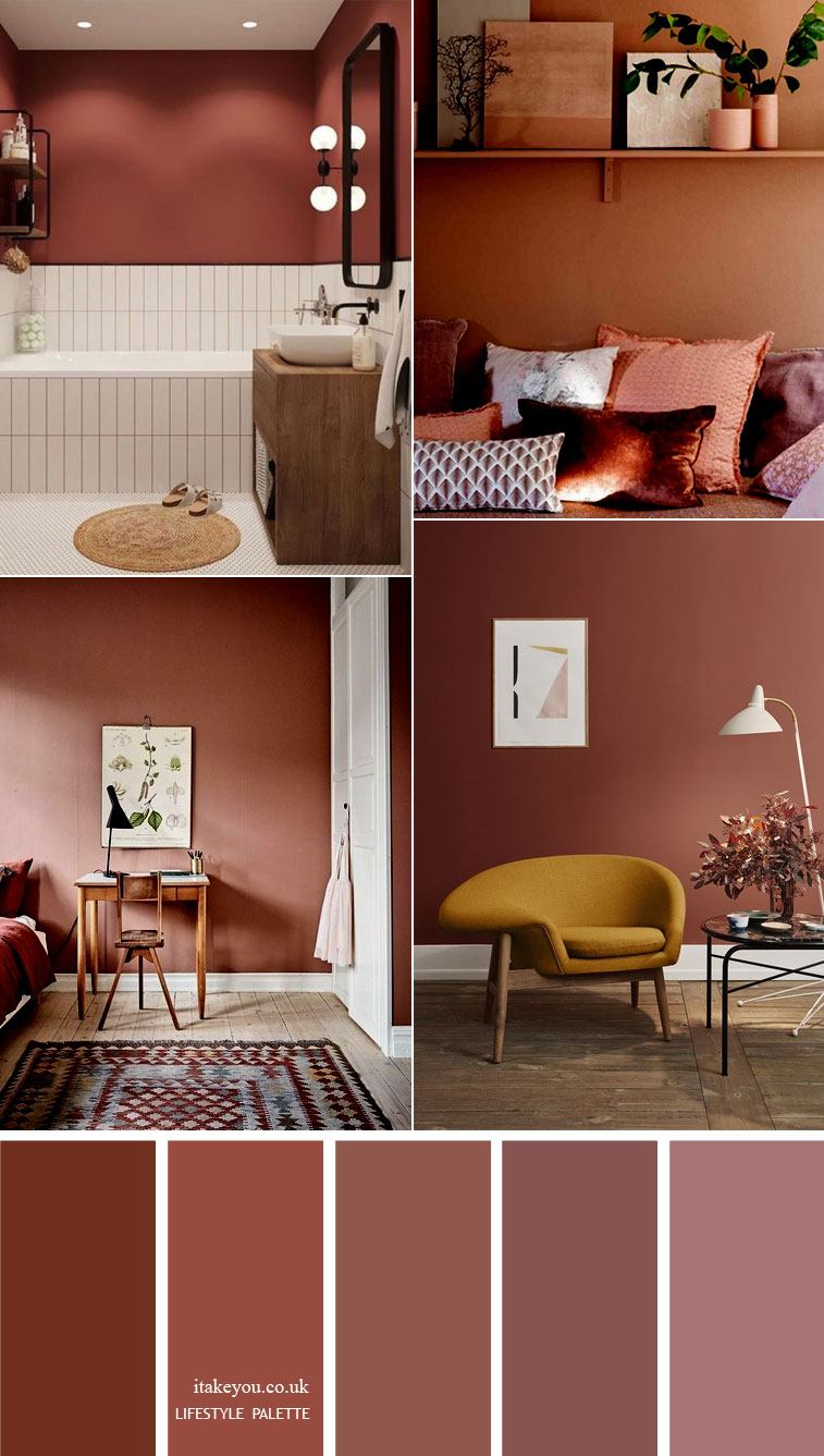 Mauve and Terracotta Color Combinations for Home Decor Huis interieur Mauve and Terracotta Color Combinations for Home Decor Huis interieur