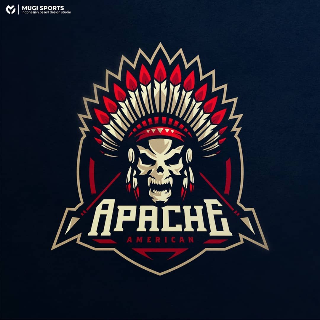 MUGI - Sports Logo Design di Instagram "Apache logo concept. . Open