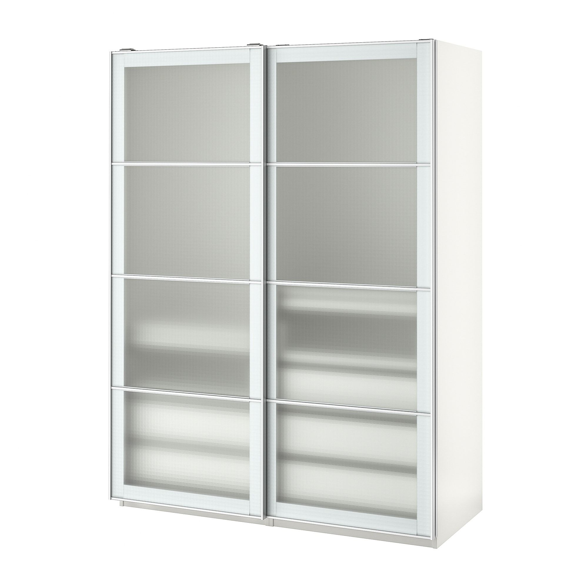 Pax Kleiderschrank Weiss Nykirke Frostglas Kariert Ikea Pax Kleiderschrank Weiss Nykirke Frostglas Kariert Ikea