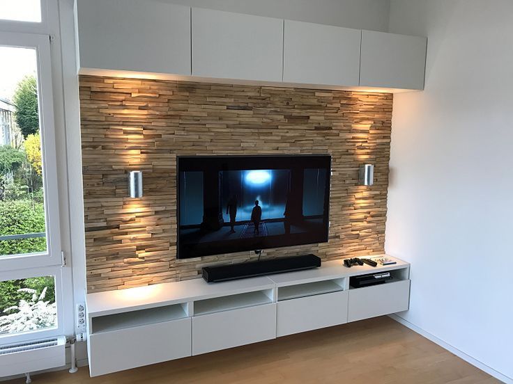 Wood wall TV | BS-Holzdesign #BSHolzdesign #Wood #png #tv #Wand #woodendiy