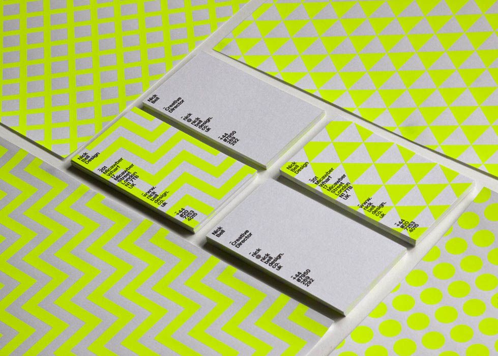 Nick Bell Design Stationery Printing Business Card Design