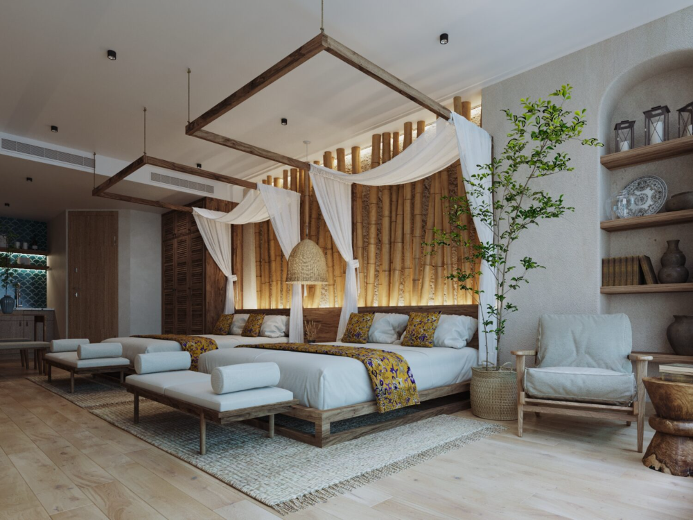 12875. Free 3D Homestay Interior Model Download by Nguyen Hong Quan