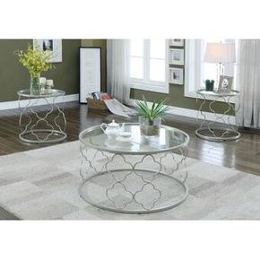 Round Metal Side Table, Metal End Tables, Sofa End Tables, Round Tables, 3 Piece Coffee Table Set, Coffee Table Design, Round Coffee Table, Living Room Table Sets, Living Rooms