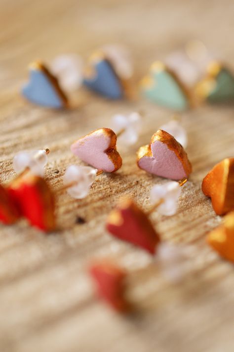 Herz Ohrringe - HANDMADE Kultur