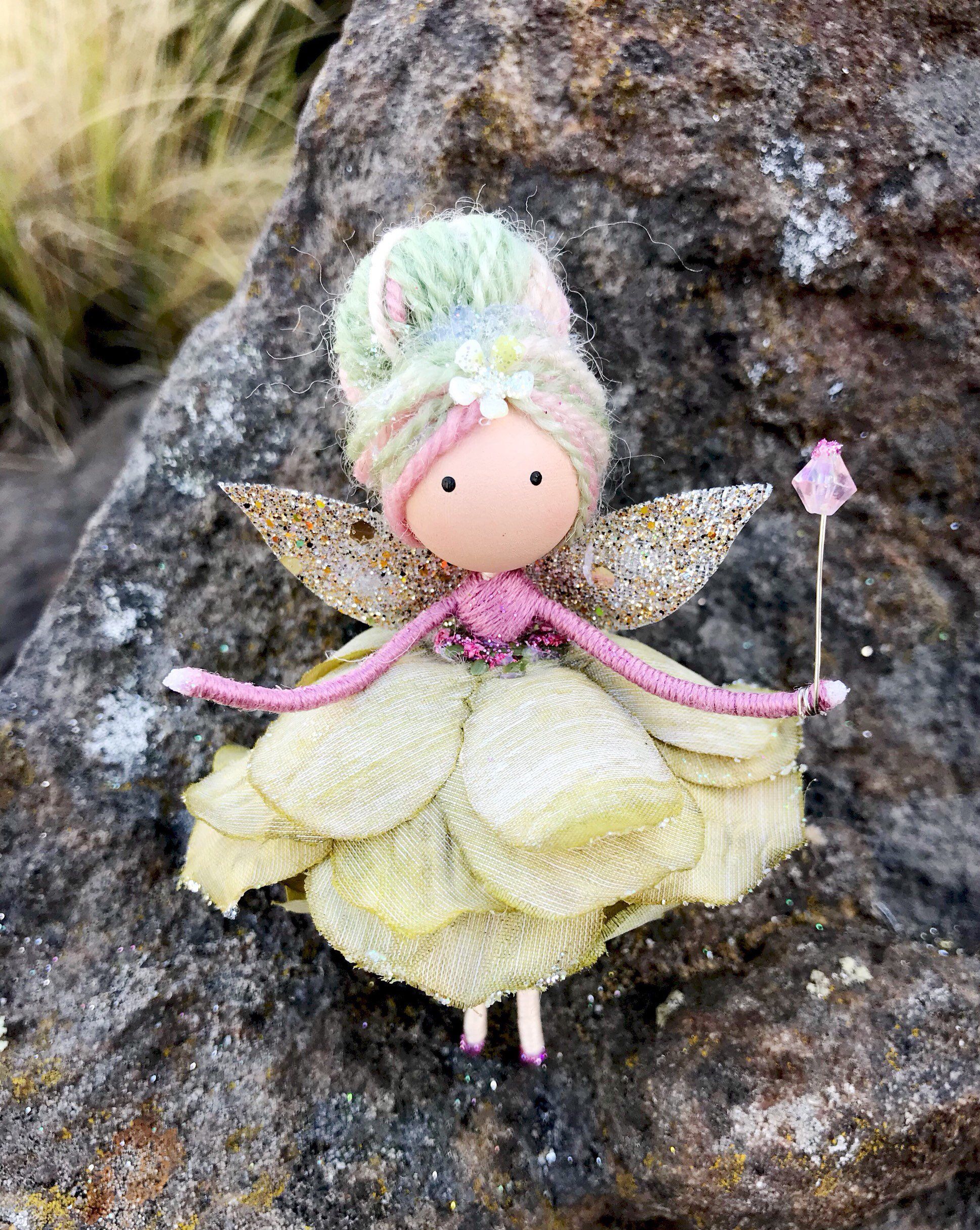 Excited to share the latest addition to my #etsy shop: Handmade Fairy Doll, Flower Fairy, Tooth Fairy, Pink Green Bendy Doll, Ballerina Fairy, Nursery Decor, Enchanted Forest, Fairy Garden Fairy Crafts, Doll Crafts, Diy Doll, Fairy Nursery, Nursery Decor, Diy Arts And Crafts, Crafts For Kids, Create A Fairy, Bendy Doll