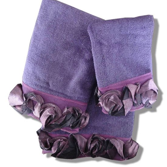 Beatrice Home Decorative Towel Set in 2021 Purple bath towels, Purple