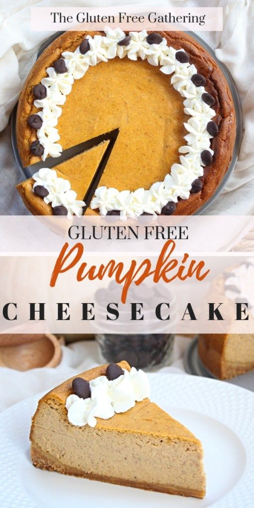 Gluten Free Pumpkin Cheesecake • The Gluten Free Gathering #glutenfreebreakfasts