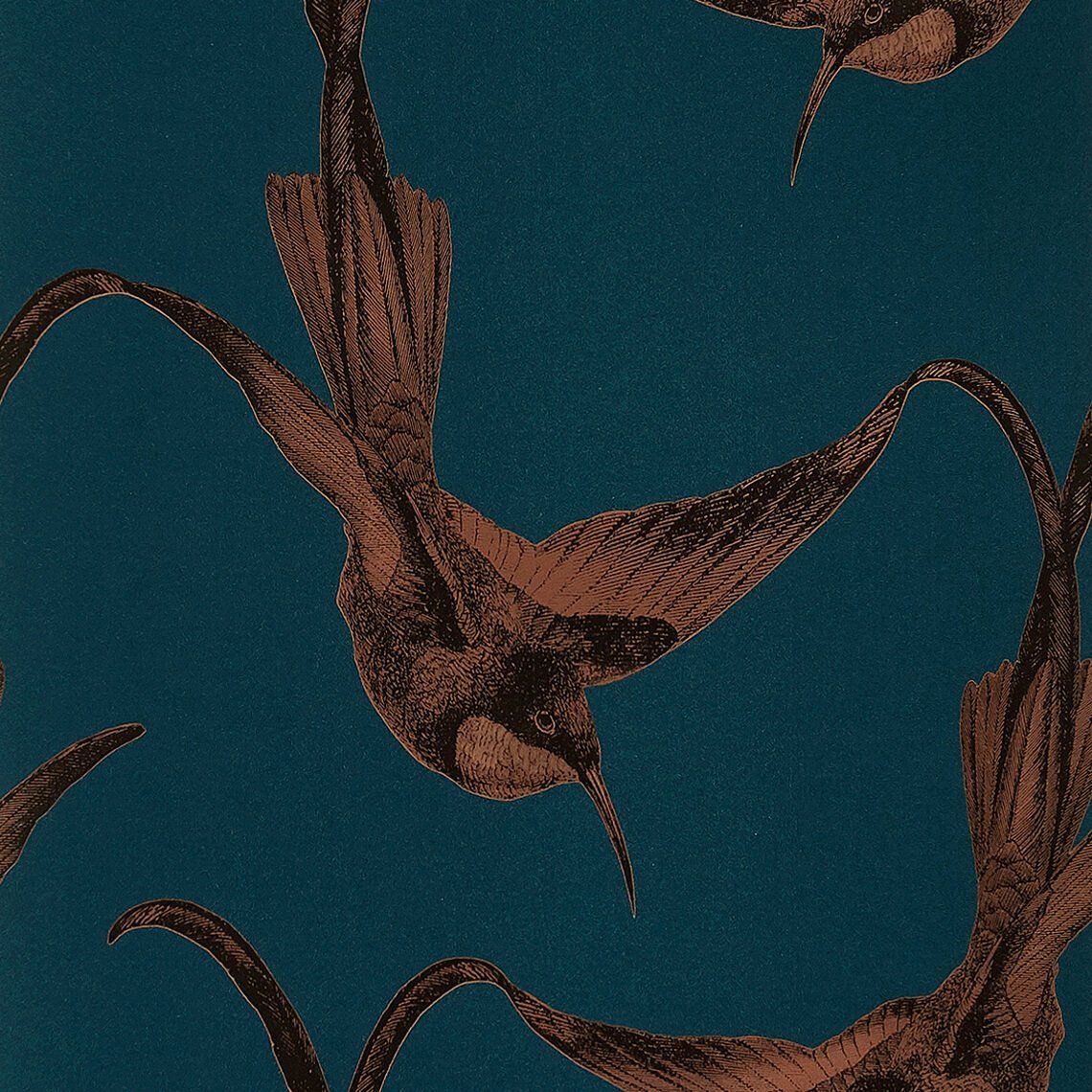 Avoir Images Papier Peint Colibri 100 Intisse Motif Oiseaux Cuivre Papier dernière salutations