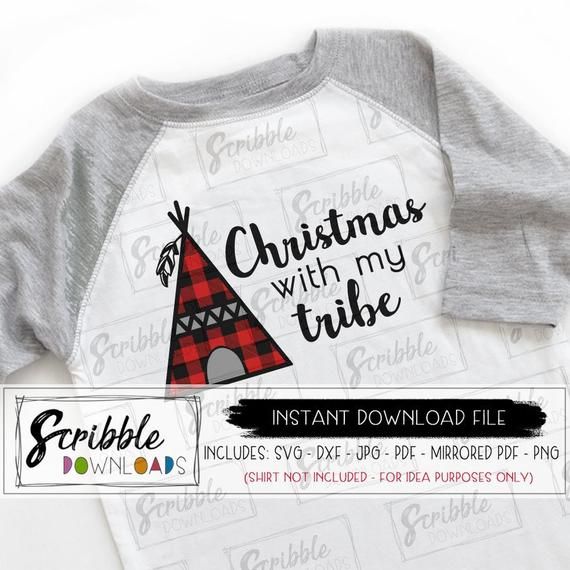 Download Christmas tribe svg dxf teepee matching family mom dad ...