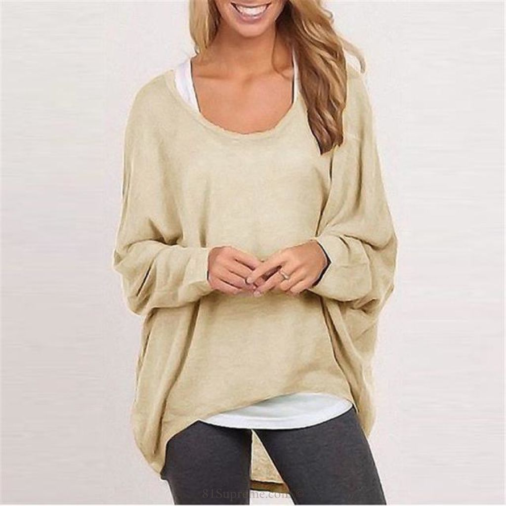Plus Size Yellow Sweater Girls Xl 3Xl Woman Pullover Autumn Long Sleeve Tops Sweaters Pullovers