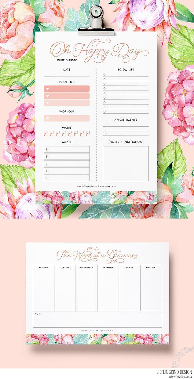daily planner printable free happy planner printables midori daily planner template free