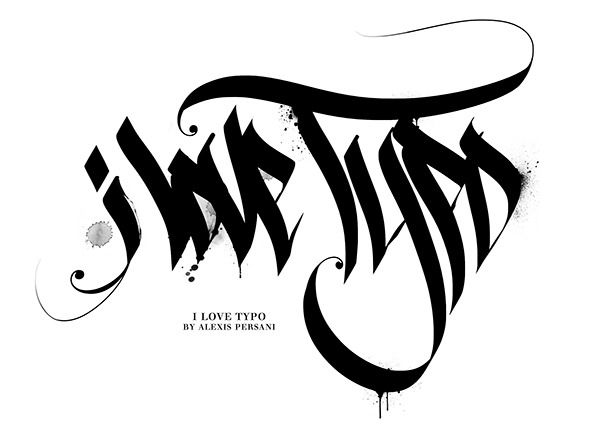 Betype Typography & Lettering Inspiration — /// Black