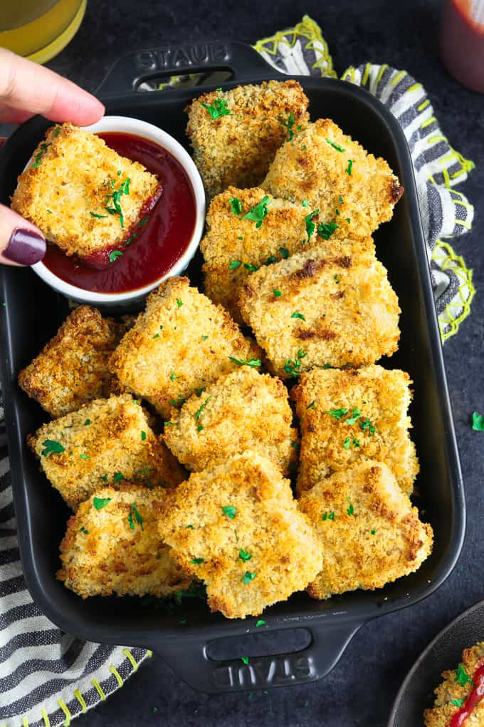 Baked Tofu Nuggets