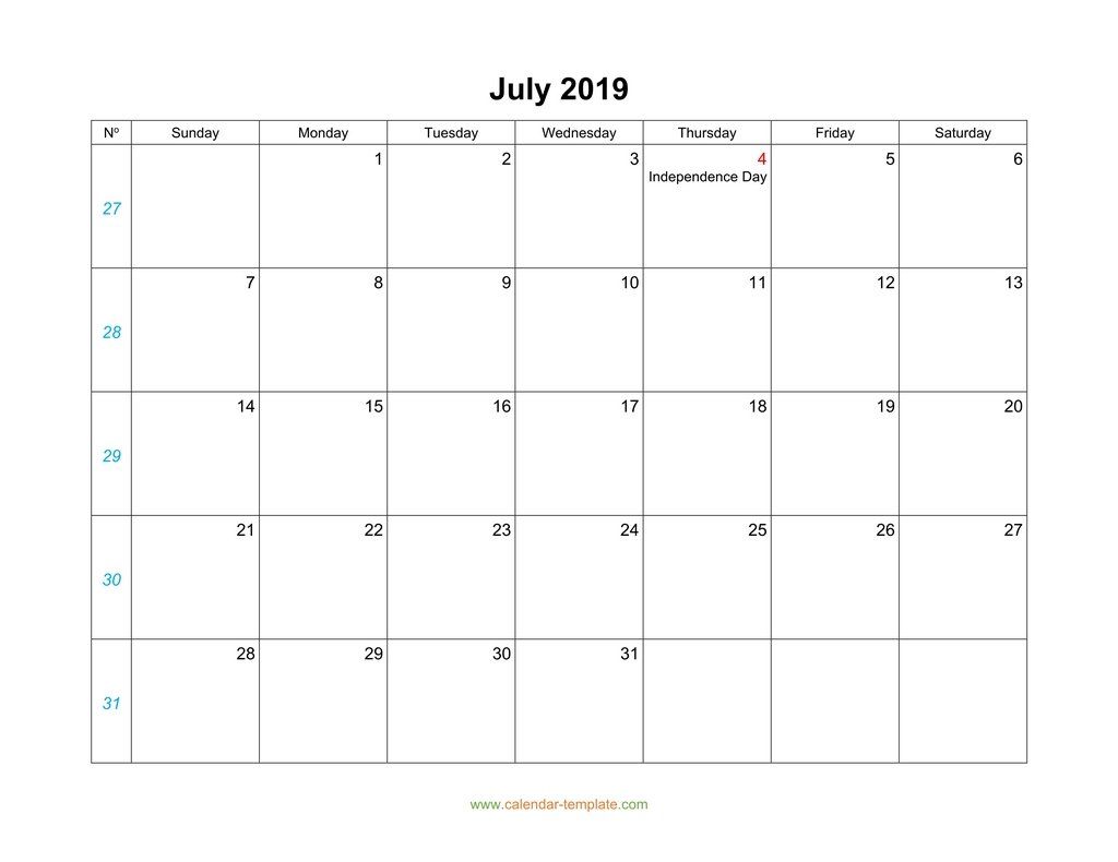 July 2019 Calendar With Holidays July July2019 July2019calendar July 2019 Calendar With Holidays July July2019 July2019calendar