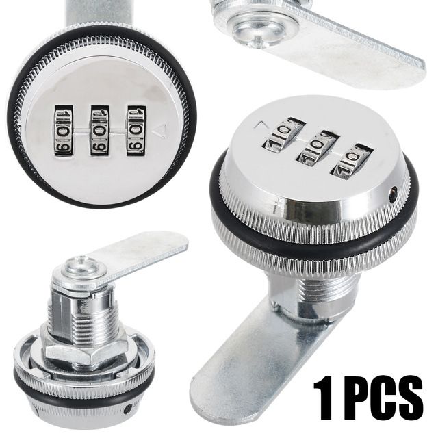 3 Digit Coded Lock Mailbox Combination Cam lock KEYLESS Mail…