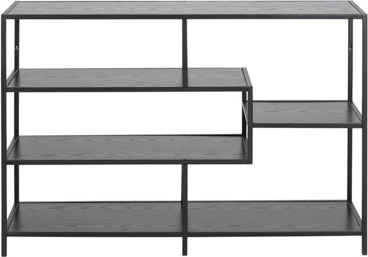 Meubelen-Online Honkytonk Boekenkast asymmetrisch zwart essen - 35x114x78cm - Industrieel prijzen vergelijk je op Vergelijkprijs.nl Holiday Home, Dining Bench, Furniture, Home Decor, Essen, Decoration Home, Table Bench, Room Decor, Home Furnishings