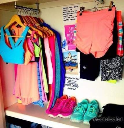 43+ Trendy Fitness Clothes Organization Workout Gear #fitness #clothes