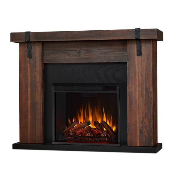 Real Flame Aspen Indoor Electric Fireplace Gray Indoor Electric Fireplace Electric Fireplace Real Flame