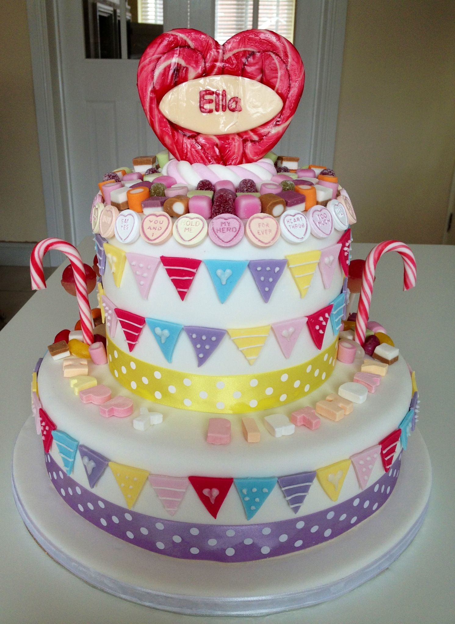 Candy Cake Retro Sweets Birthday Cake Candy Cake Retro Sweets Birthday Cake