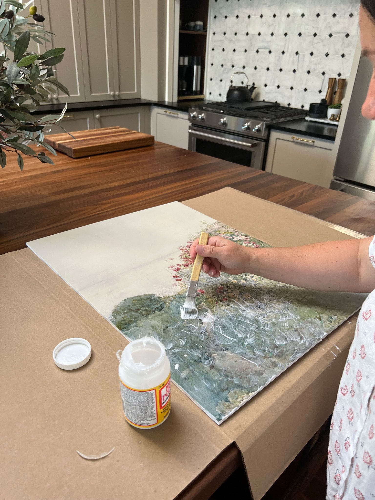 How To Make Printed Art Look Like A Painting Erin Zubot Design Diy how-to-make-printed-art-look-like-a-painting-erin-zubot-design-diy