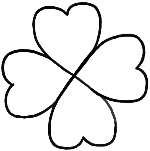 How to Draw a Four Leaf Clover or Shamrocks for Saint Patricks Day - Ho...