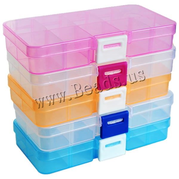 10 Slots Adjule Transpa Jewelry Storage Box Ring Earring 10 Slots Adjule Transpa Jewelry Storage Box Ring Earring Pill Beads Portable Plastic Organizer Case Travel Bins In Packaging Display