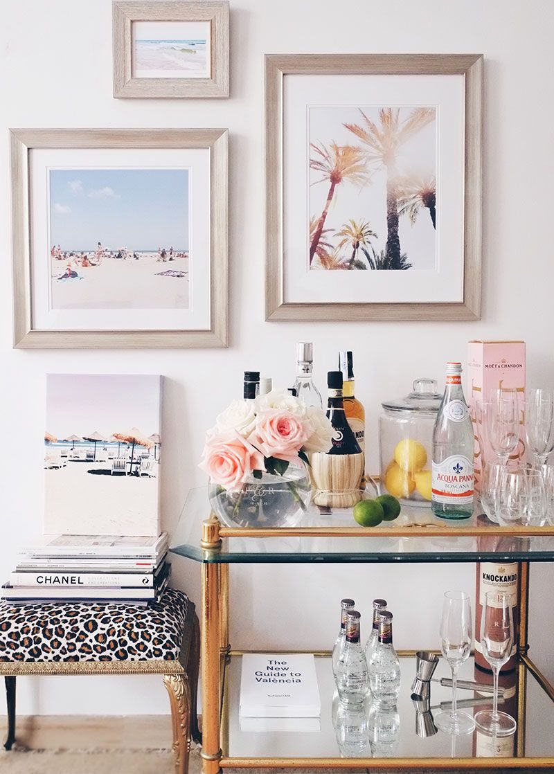 Dรฉcor Inspiration: How to Style the Perfect Bar Cart :: This Is