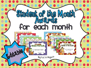 editable student of the month awards for each month piano ideas student of the month awards