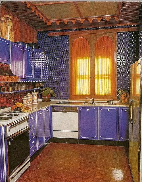 Super Seventies - Interior design: 1970s kitchen. | 70s ...