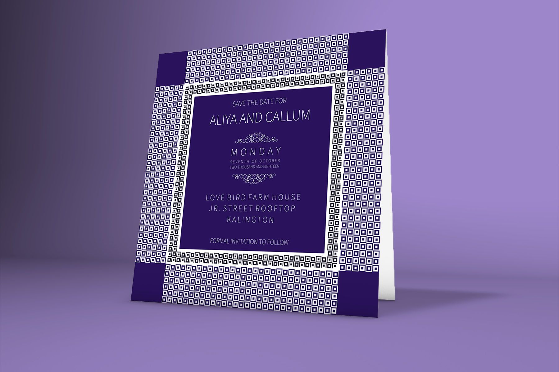Download Free Wedding Card With Beautiful Floral Frame Graphic By Patternhousepk Wedding Cards Wedding Invitation Cards Free Wedding Cards PSD Mockup Template