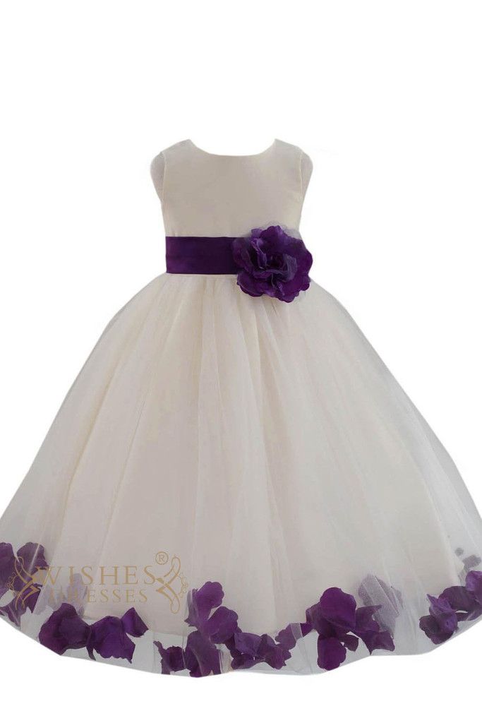 Mary's Flower.girl.dress Purple