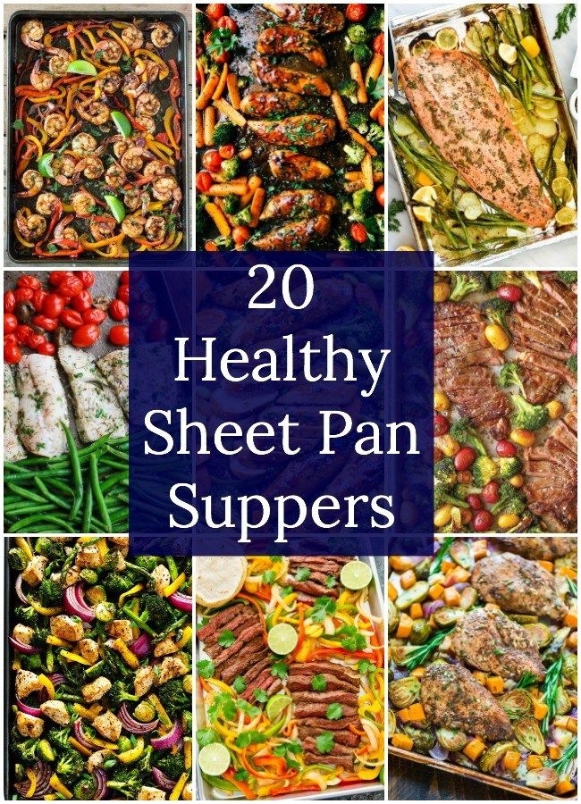 20 Healthy Sheet Pan Suppers