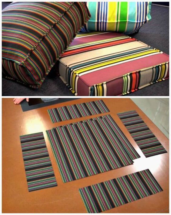 Almofadas para Sofá: 70 Modelos e Passo a Passos Incríveis para Se Inspirar e Decorar a Sua Casa! Diy Sewing, Sewing Crafts, Sewing Projects, Diy Projects, Diy Crafts, Sewing Tips, Sewing Tutorials, Sewing Ideas, Trendy Sewing