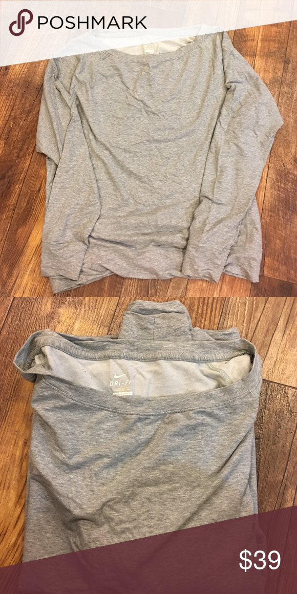 nike off shoulder top