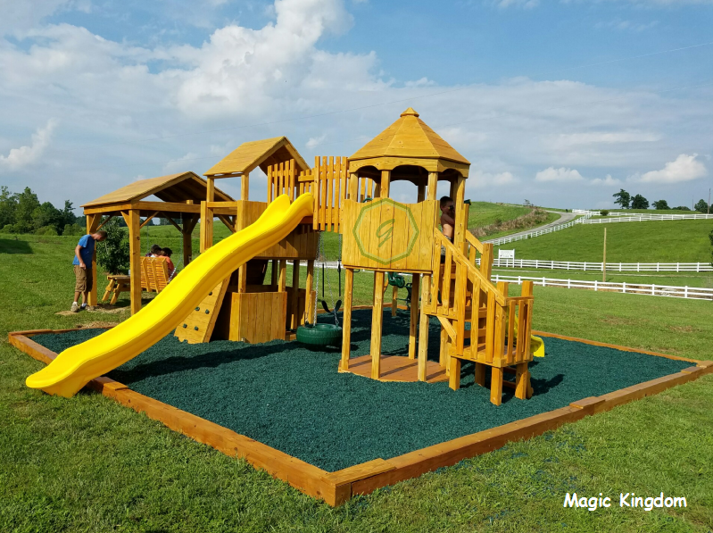 Custom Magic Kingdom with Green Rubber Mulch. | Magic ... Custom Magic Kingdom with Green Rubber Mulch. | Magic ... on Kingdom Outdoor Living id=98257