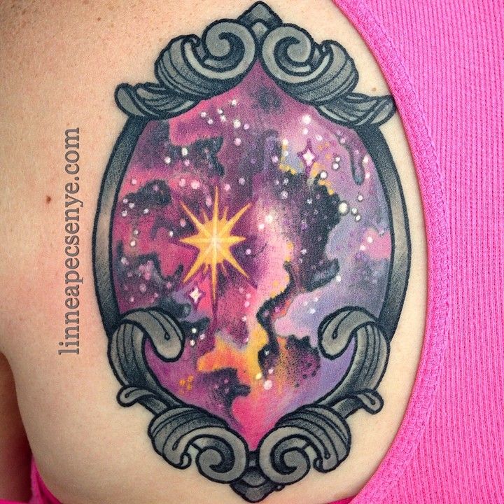ornate frame tattoo traditional eta carina nebula tattoo space ornate frame by linnea in asheville nc ornate frame tattoo traditional eta carina nebula tattoo space ornate frame by linnea in asheville nc