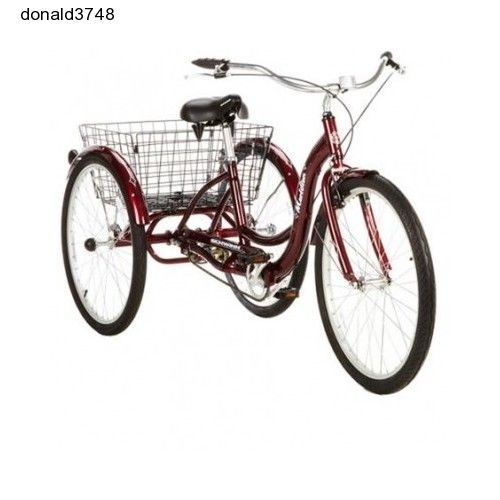 Pin On Adult Tricycle Schwinn Basket 3 Wheel Trike Bicycle Ride Bike Classic Cherry Schwinn