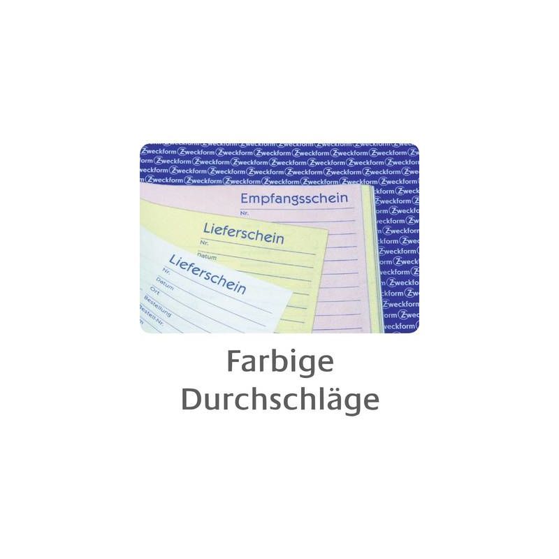 A4, Selbstdurchschreibend, 2X40 Blatt Avery Zweckform 1769 Rapport//Regiebericht