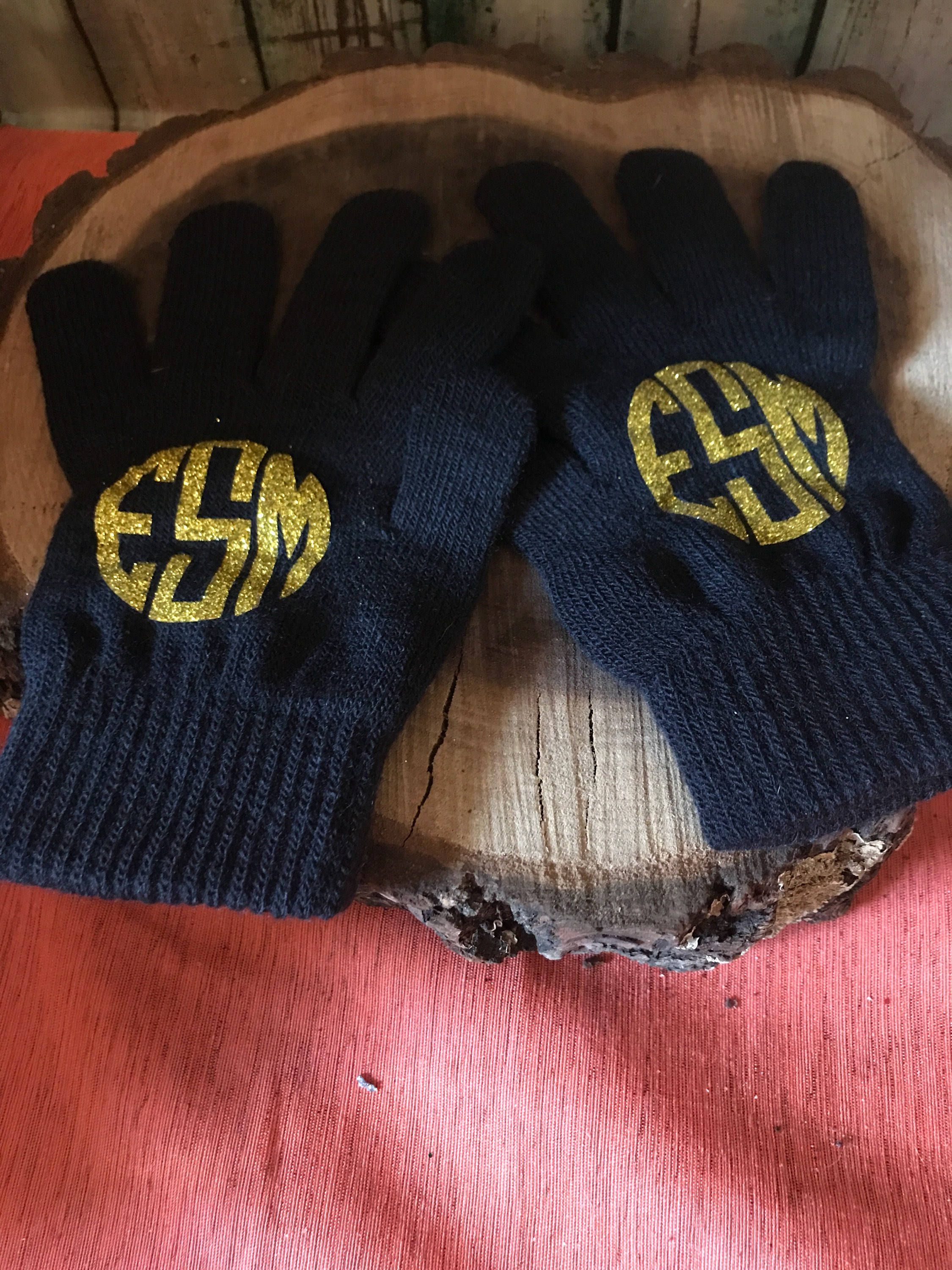 monogram gloves gifts under