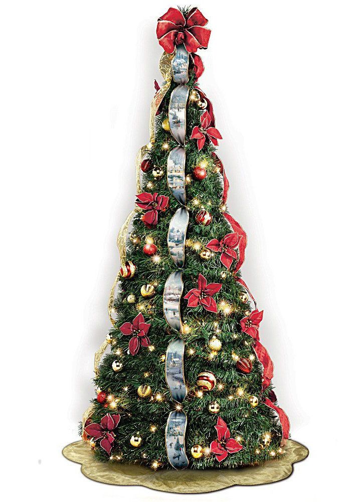 fully decorated christmas trees kinkade 7 ft pre lit pull up christmas tree wondrous winter more info - Pull Up Fully Decorated Christmas Tree fully decorated christmas trees kinkade 7 ft pre lit pull up christmas tree wondrous winter more info - Pull Up Fully Decorated Christmas Tree