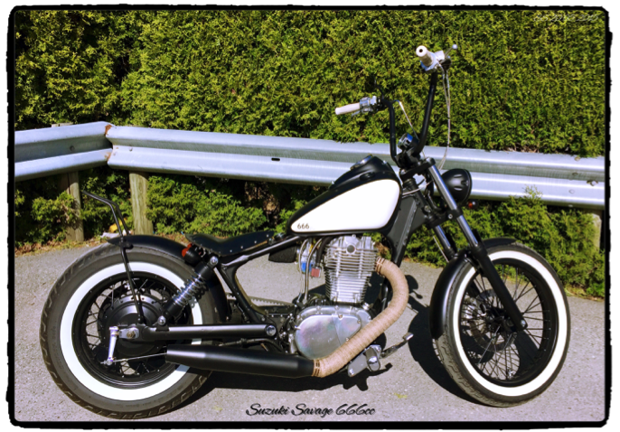 Suzuki Savage 666cc | Bobber bikes, Bobber motorcycle, Softail bobber