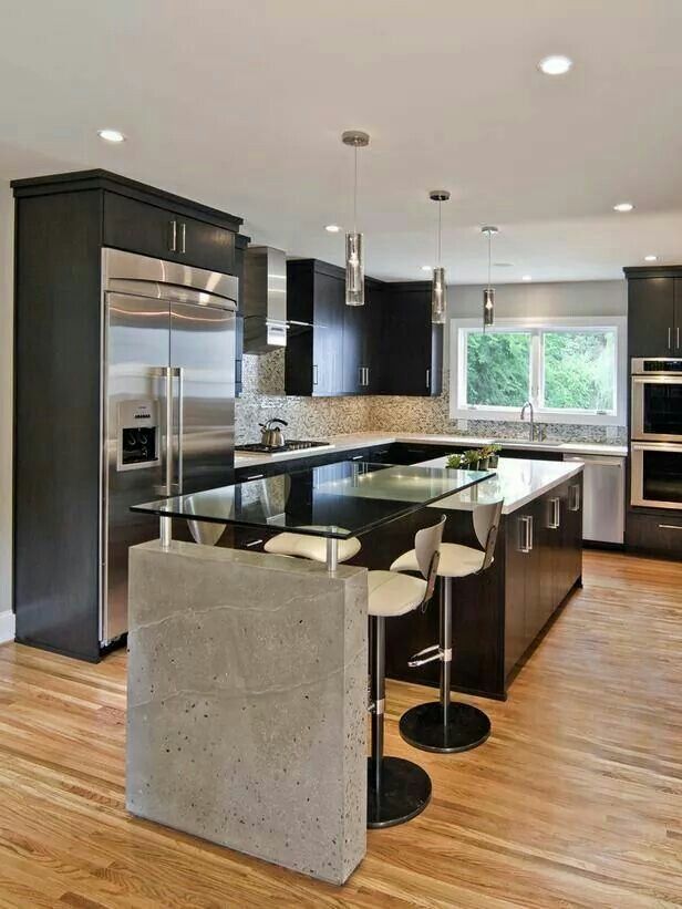 Kitchen with integrated dining | baños-cocinas | Pinterest | Cocinas ... Kitchen with integrated dining | baños-cocinas | Pinterest | Cocinas ...