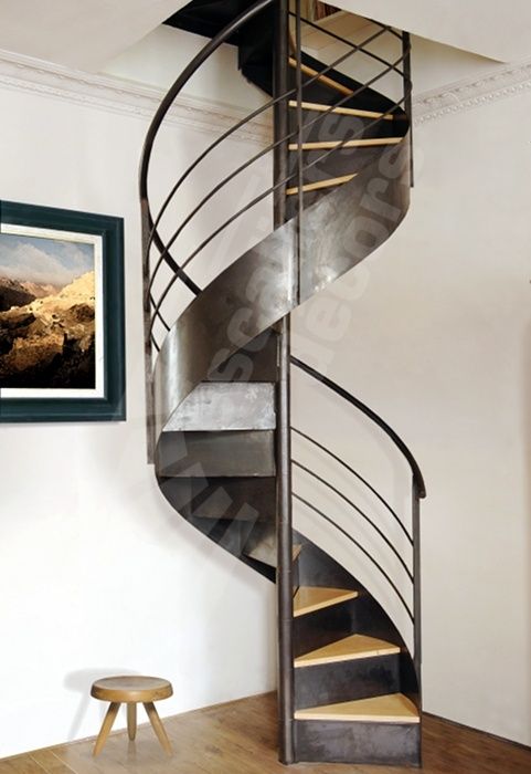 escalier interieur spirale